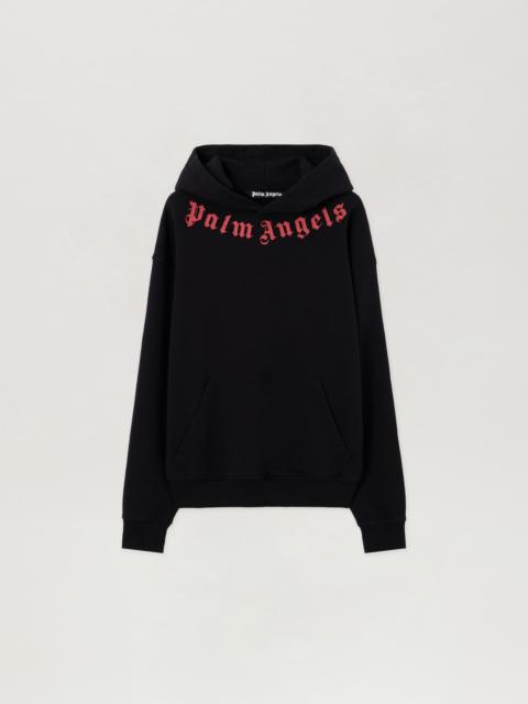 Palm Angels Neck Logo Hoodie
