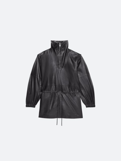 Helmut Lang LEATHER GUSSET DRESS