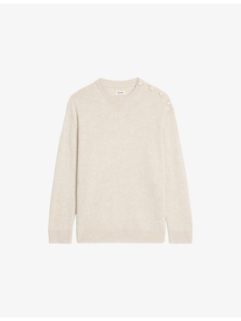 Zadig & Voltaire Swyna Merino-Wool and Cashmere Jumper