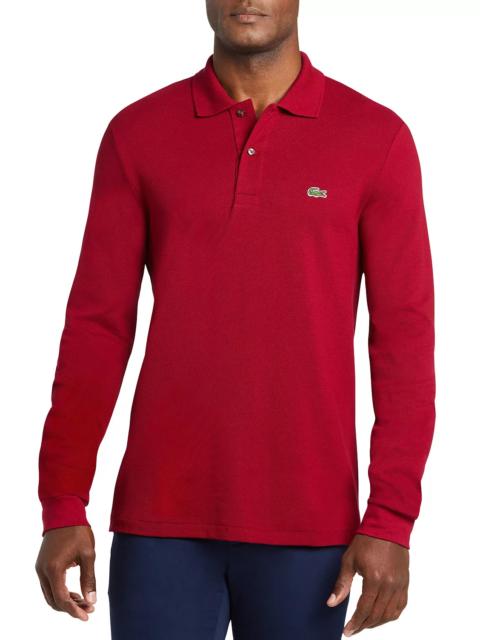 LACOSTE Classic Fit Long-Sleeve Piqué Polo Shirt