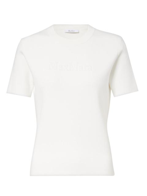 Max Mara Max Mara Women Adelio Crepe T-Shirt With Logo