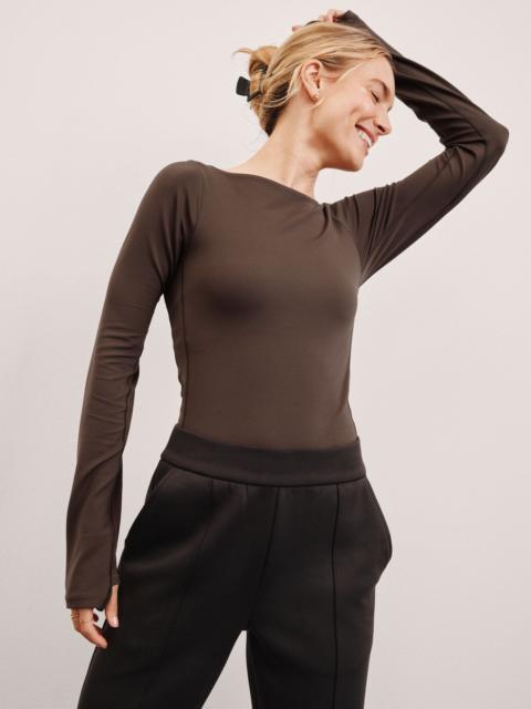 BEYOND YOGA Serene Boatneck Bodysuit