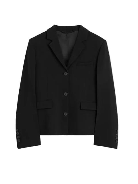 TOTEME Short Wool Blazer in Black