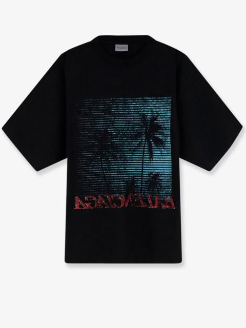 BALENCIAGA Balenciaga Cotton T-Shirt With Front Print