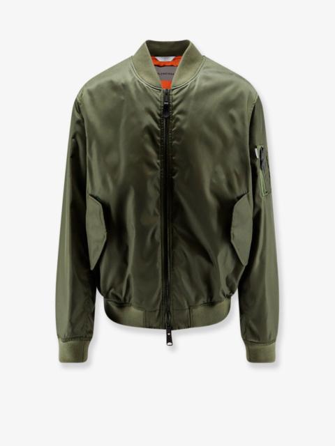 BALENCIAGA Balenciaga Nylon Bomber Jacket Green Men