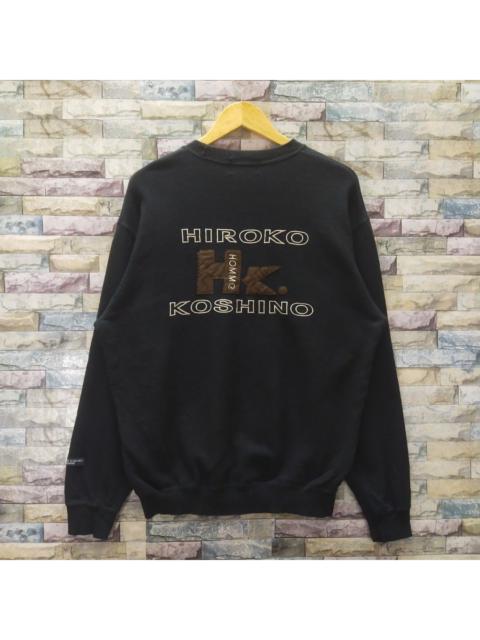 Other Designers Rare - Japanese Brand Hiroko Koshino Embroided Crewneck Sweatshirt