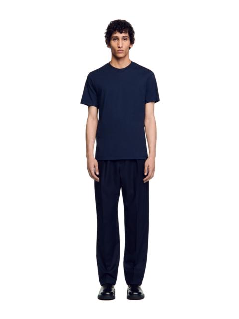 Sandro SANDRO Short-sleeved T-shirt in Navy Blue at Nordstrom