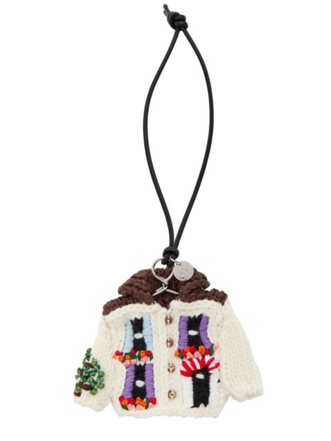 JW Anderson JW Anderson House Cardigan Knitted bag Charm