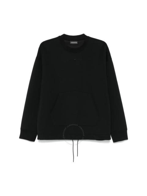 Emporio Armani Logo-Embroidered Crew Neck Sweatshirt
