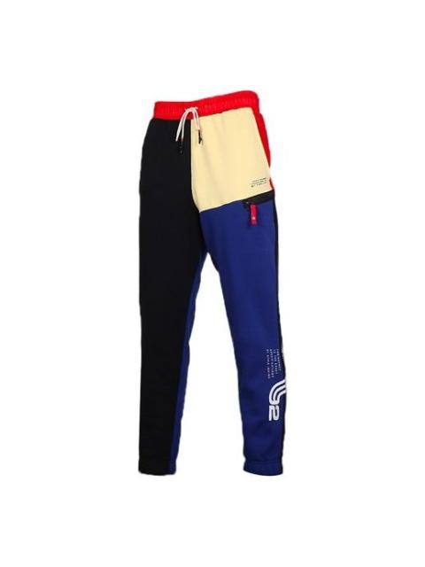 Nike Nike Kyrie Irving Basketball Casual Sports Fleece Knit Long Pants Colorblock BV9289-011