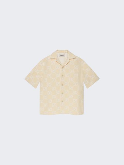 GUCCI Gg Terrycloth Shirt Ivory