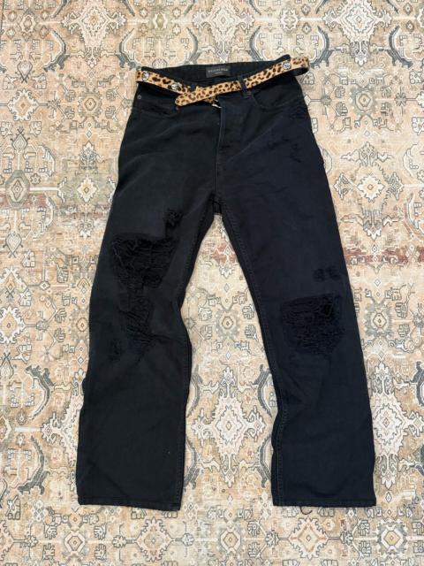 BALENCIAGA Balenciaga Distressed Vintage-Style Oversized Jeans