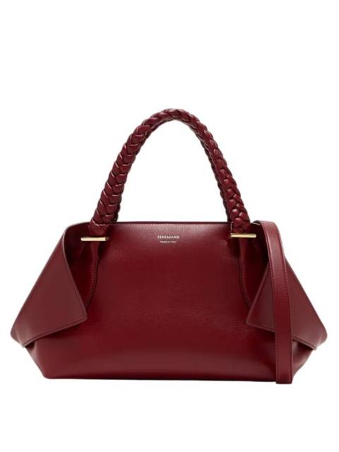 FERRAGAMO Ferragamo Burgundy Folded M Handbag