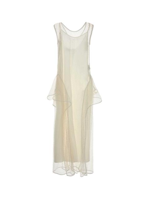 Loewe Loewe Paula's Ibiza Women White Mesh Paula S Ibiza Dress
