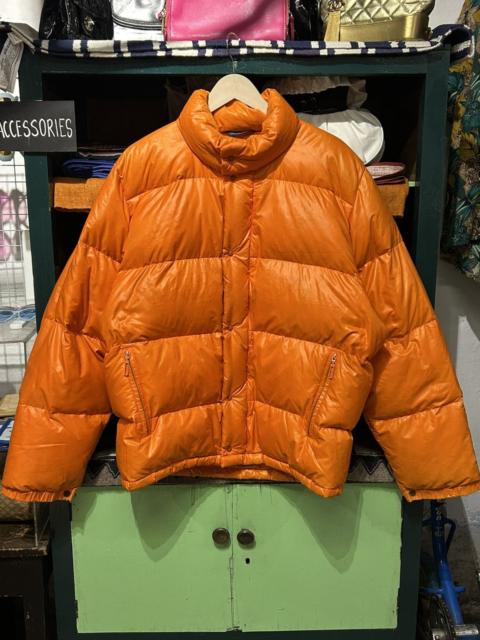 Moncler Grenoble Moncler Grenoble Orange Synthetic Puffer Jacket