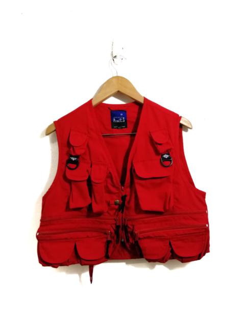 Other Designers Outdoor Life - Tactical Vest Multi Pocket Red Color Design 14