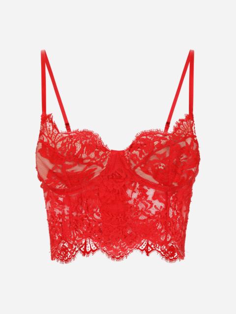 Dolce & Gabbana Lace lingerie corset top