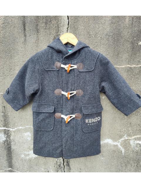 KENZO Kenzo Enfant Hooded Duffle Coat Wool