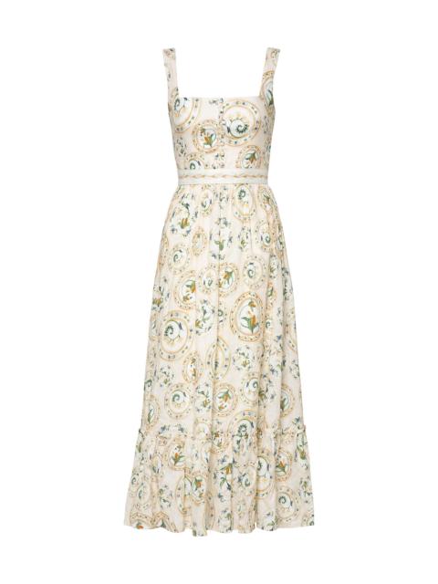 Agua by Agua Bendita Melon Menaje Midi Dress