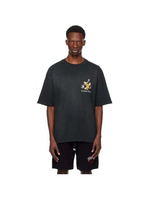 AMIRI Black 'AMIRI' Eagle Oversized T-shirt