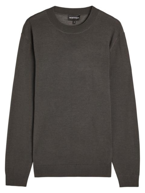 EMPORIO ARMANI Emporio Armani Travel Essential Fine-knit Jumper
