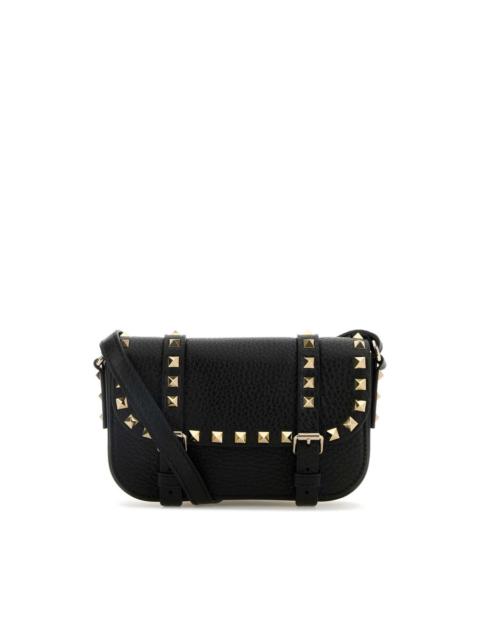 Valentino Valentino Garavani Black Leather Rockstud Crossbody Bag