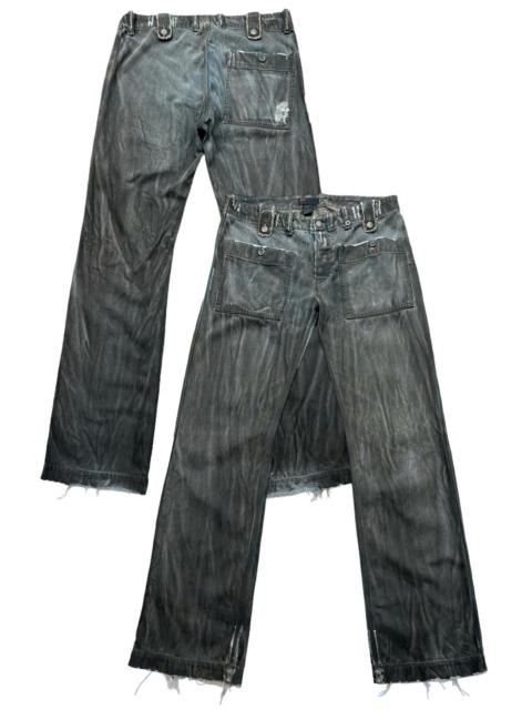 Rare🔥Diesel MultiPocket Distressed Baggy Bondage Jeans 34x34