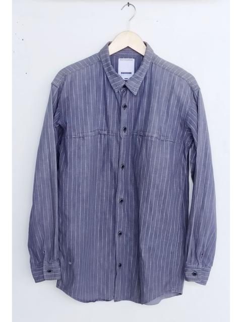 Other Designers Japanese Brand - Distressed Neighborhood Button Up Shirt size M oversize