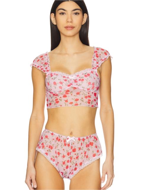 For Love & Lemons Lottie Sleep Top