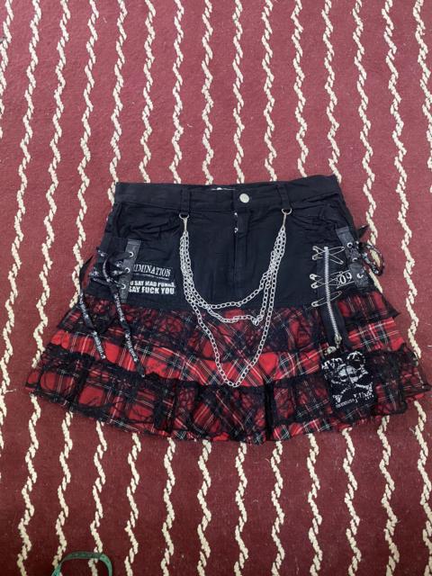 Other Designers Designer - MAD PUNK FUCK YOU BONDAGE SKIRT