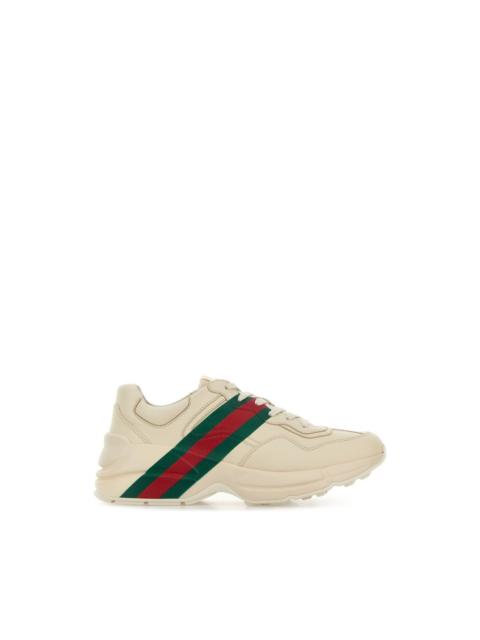 GUCCI GUCCI $1190 Rython Ivory Sneakers New & Authentic (Women's s