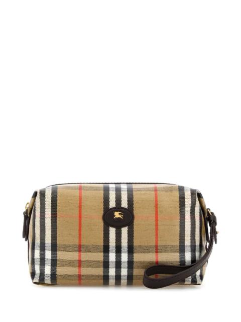 Burberry Burberry Men Printed Canvas Beauty Case