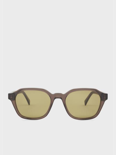 Paul Smith Transparent Brown 'Mayton' Sunglasses