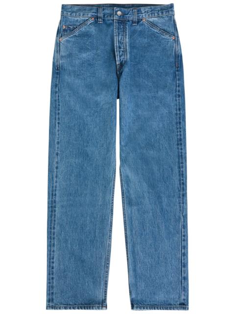 We11done SWEATPANTS LAYERED DENIM PANTS / BLK - wd-dp0-26-368-u-bk
