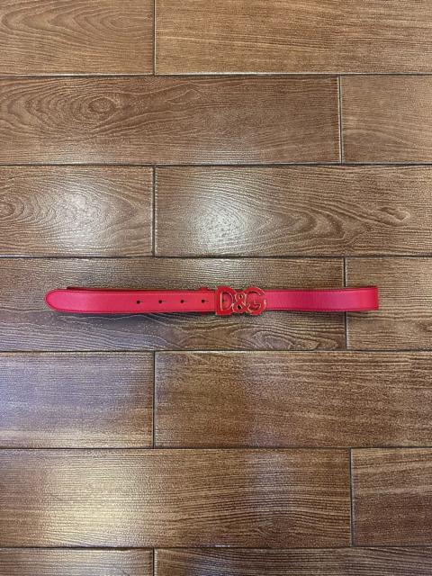 Dolce & Gabbana Dolce Gabbana DG Red Belt