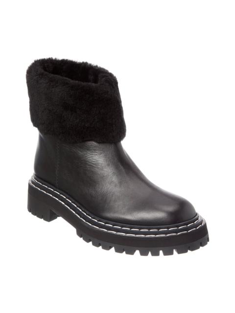 Proenza Schouler Proenza Schouler Leather & Shearling Boot