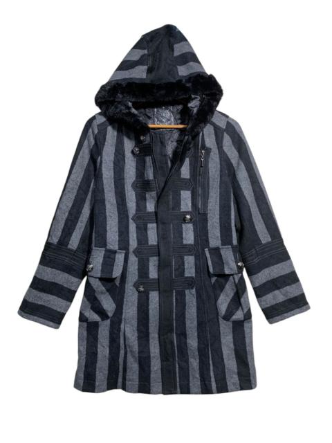 Other Designers Le Grande Bleu (L.G.B.) - 🔥ALGONQUINS STRIPES GOTH HOODIE JACKETS