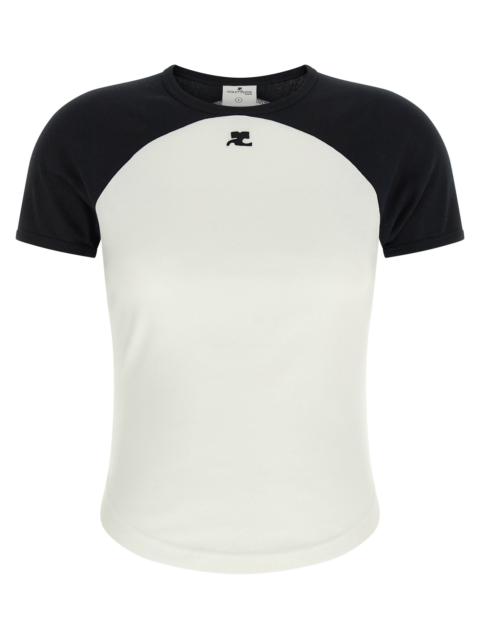 courrèges Courreges Women 'Circle Contrast' T-Shirt
