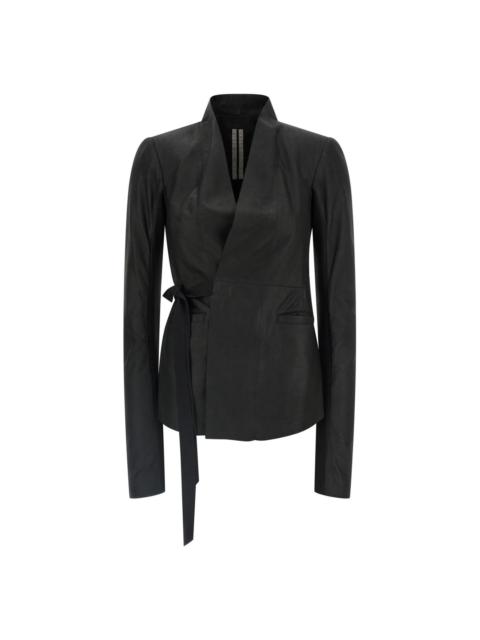 Rick Owens RICK OWENS Hollywood Black Leather Jacket New & Authentic (W