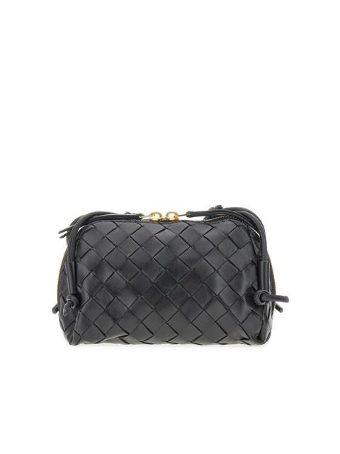 Bottega Veneta INTRECCIATO LEATHER POUCH ON STRAP