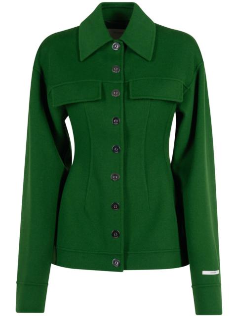 Sportmax SHAPED JACKET IN PURE WOOL