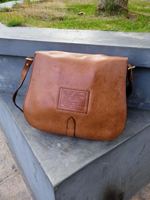 Ralph Lauren Ralph Lauren Purple Label Saddle Bag Leather Made in Italy