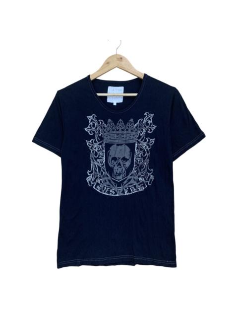 Other Designers Japanese Brand - Crazy Devil Skeleton Big Logo Tee