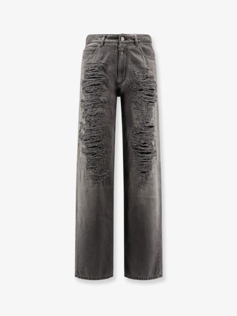 MM6 Maison Margiela Mm6 Maison Margiela Jeans With Destroyed Effect