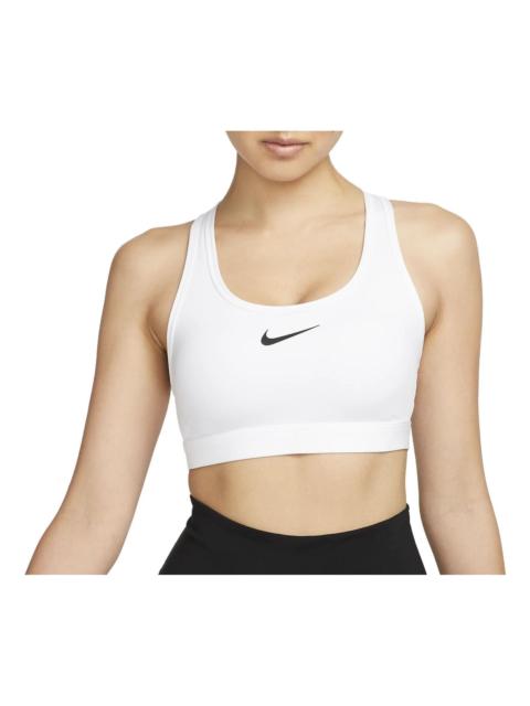 Nike (WMNS) Nike Swoosh Medium Support Sports Bra 'White' DX6822-100