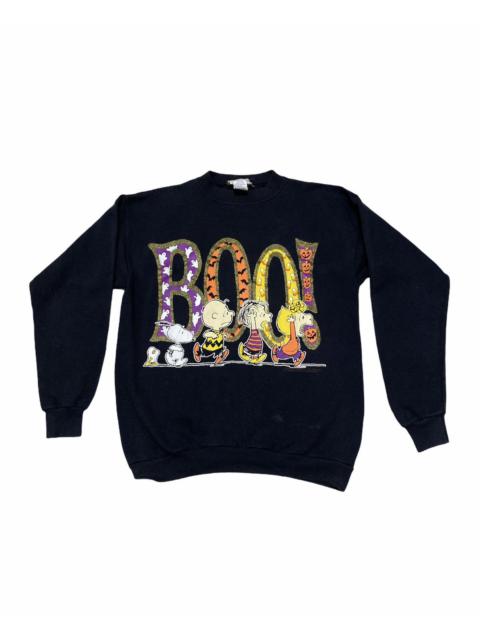 Other Designers Vintage 90’s BOO! Peanut Halloween Theme Sweatshirt Design