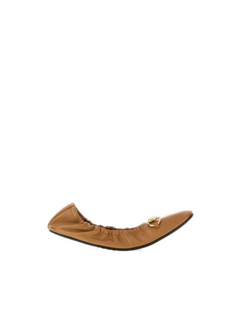 GUCCI Gucci Brown Ballet Flats Women