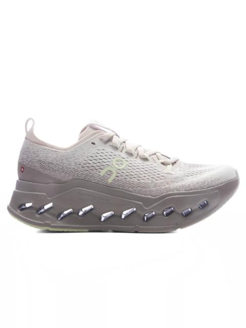 On WOMEN'S CLOUDSURFER MAX 1 - PELICAN/LIMELIGHT