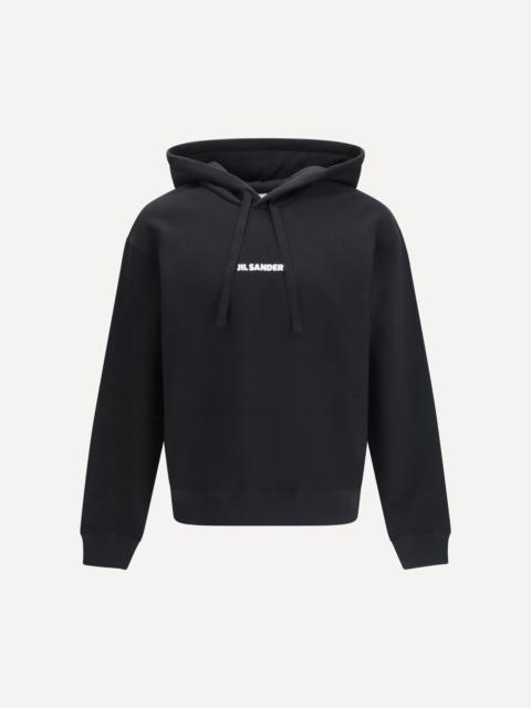 Jil Sander Cotton logo-detail Hoodie