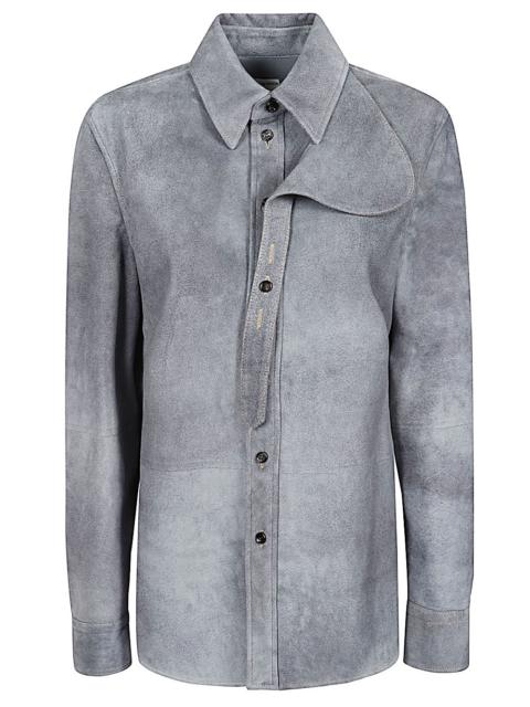 Bottega Veneta Bottega Veneta Women Suede Leather Shirt